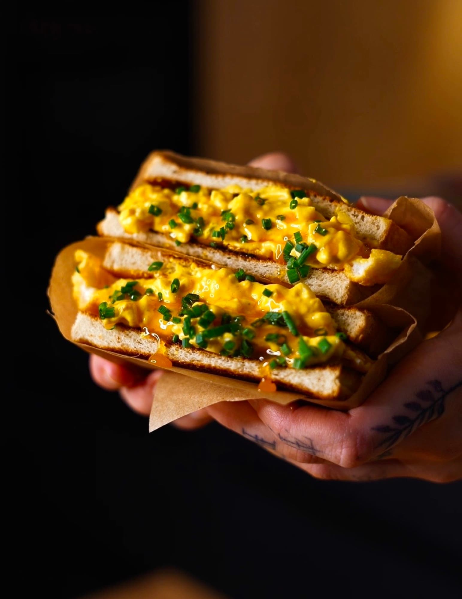 Nelin toast s krémovými vejci